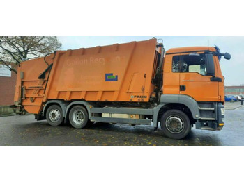 Vuilniswagen MAN 26.320 Müllwagen Faun Variopress: afbeelding 5