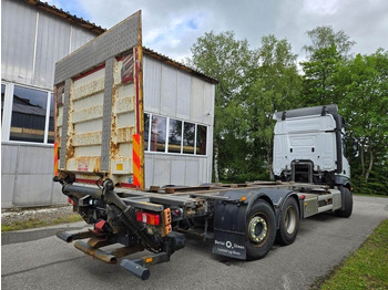 Containertransporter/ Wissellaadbak vrachtwagen Mercedes-Benz ACTROS 2553 6X2 LAGAB: afbeelding 3