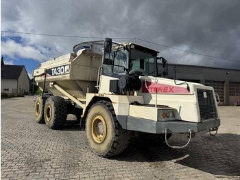 Kiepwagen met knikbesturing TEREX
