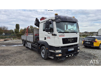Vrachtwagen met open laadbak, Kraanwagen 2010 MAN TGM 26.340: afbeelding 2 Vrachtwagen met open laadbak, Kraanwagen 2010 MAN TGM 26.340: afbeelding 2