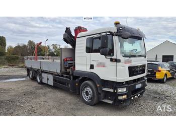 Vrachtwagen met open laadbak, Kraanwagen 2010 MAN TGM 26.340: afbeelding 5 Vrachtwagen met open laadbak, Kraanwagen 2010 MAN TGM 26.340: afbeelding 5