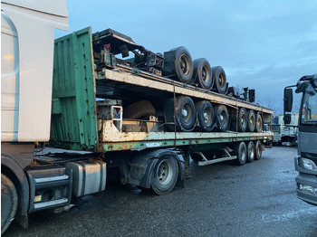 Open bak met boorden oplegger FRUEHAUF