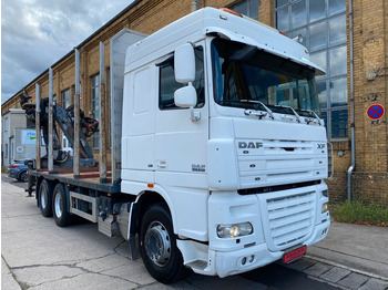 Houttransport, Kraanwagen DAF 105.510 6X4 Kran Penz /Atlas Holz Crane DAF 105.510 6X4 Kran Penz /Atlas Holz Crane: afbeelding 3