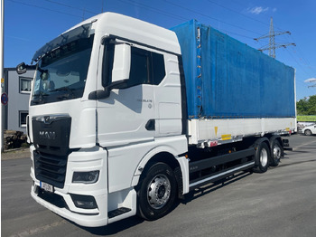 Schuifzeilen vrachtwagen MAN TGX 26.470 6x2-4 LL Pritsche+Plane/BDF/NLA/EU6d: afbeelding 3
