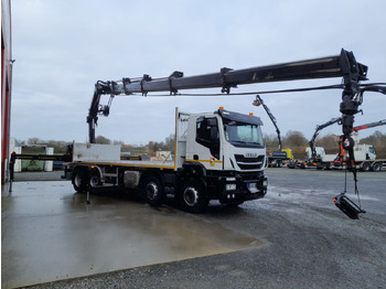 Vrachtwagen met open laadbak, Kraanwagen Iveco 8x4 8x4 Standard platform Truck: afbeelding 2