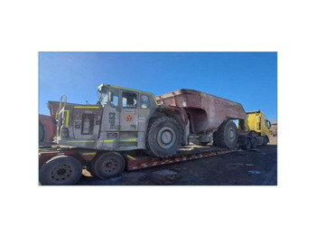 Kiepwagen met knikbesturing SANDVIK