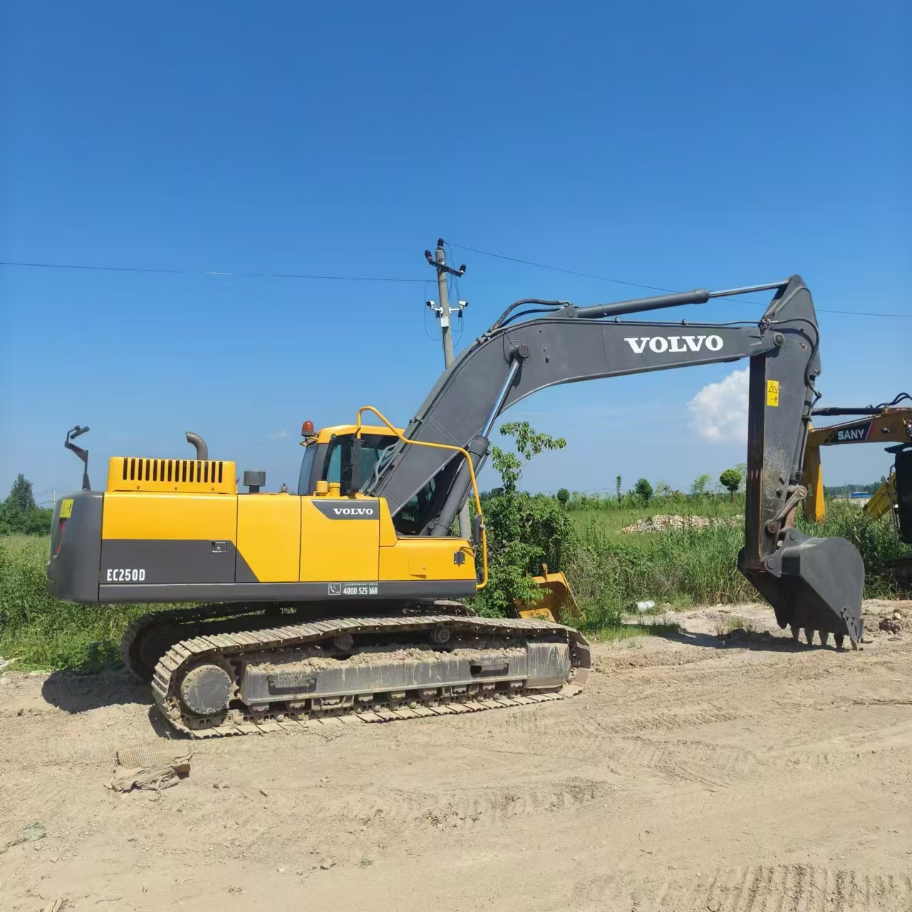 Rupsgraafmachine VOLVO EC250
