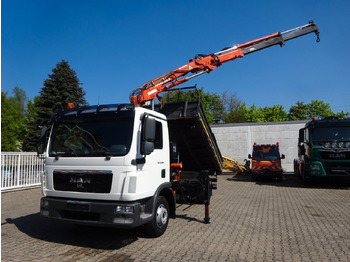 Kipper vrachtwagen, Kraanwagen MAN 12.220 TGS + Atlas 85.2 Kran 4x2: afbeelding 5