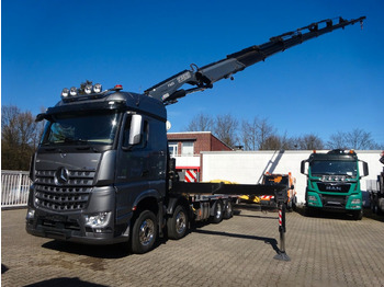 Nieuw Kraanwagen, Vrachtwagen met open laadbak Mercedes-Benz 3453 Plattform + Fassi F820 Kran 8x2 Mercedes-Benz 3453 FASSI F820 Kran 8x Hydr. Ausschub: afbeelding 2 Nieuw Kraanwagen, Vrachtwagen met open laadbak Mercedes-Benz 3453 Plattform + Fassi F820 Kran 8x2 Mercedes-Benz 3453 FASSI F820 Kran 8x Hydr. Ausschub: afbeelding 2