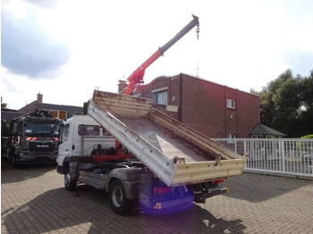 Kipper bestelwagen Mercedes-Benz 818 Atego MEILLER 3Skipper + Terex 36.2 Kran 4x2: afbeelding 5