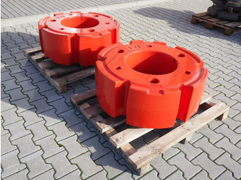 Tegenwicht Claas, Fendt - wheel weights, 1000 kg: afbeelding 2