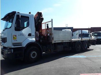 Vrachtwagen met open laadbak RENAULT PREMIUM 450cv PLAT-GRUE AR-CAB: afbeelding 4