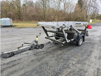 Aanhangwagen Trebbiner 5-farbig Horizont VWT Verkehrsleittafel Verkehrswarnanhänger Verkehrsleitanhänger Verkehrssicherungsanhänger Nissen Absperrtafel: afbeelding 4