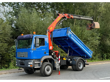 Kipper vrachtwagen MAN