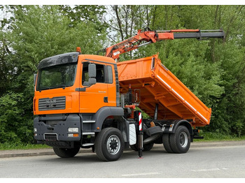 Kipper vrachtwagen MAN