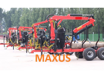 Nieuw Uitrijwagen NEW MAXUS 12T Forest Trailer 2T Crane Warranty | НОВА Лісова причепа 12Т з Краном 2Т MAXUS Гарантія: afbeelding 2