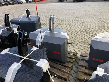Nieuw Tegenwicht voor Landbouwmachine Bemu 850 KG Staal gewicht: afbeelding 2