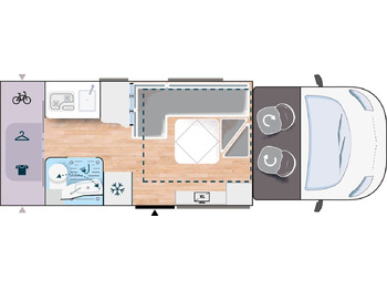 Half integraal camper Challenger Teilintegriert Break Edition 240 *MJ25*Automatik: afbeelding 2