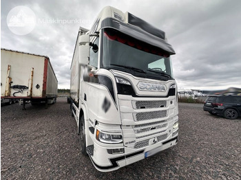 Containertransporter/ Wissellaadbak vrachtwagen Scania R 580: afbeelding 5
