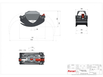 Grijper Ferrari FLG 23 XS chwytak do drewna: afbeelding 3