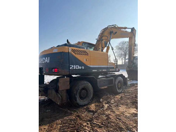 Mobiele graafmachine Used Korea Brand Original hyundai 210w-9 Wheel Excavator for Sale  Used hyundai Wheel Excavator [ Copy ]: afbeelding 3