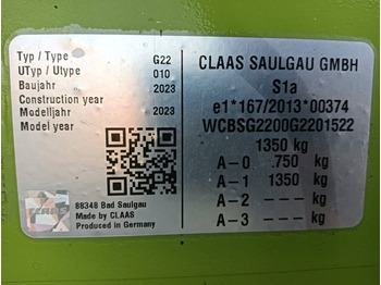 Hooischudder Claas LINER 2600 TREND: afbeelding 3