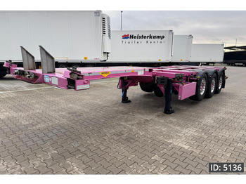 Containertransporter/ Wissellaadbak oplegger BROSHUIS