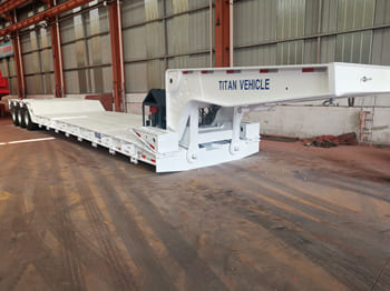 Nieuw Dieplader oplegger voor het vervoer van zwaar materieel TITAN 3 Axle Lowboy Trailer for Sale in Ghana: afbeelding 4 Nieuw Dieplader oplegger voor het vervoer van zwaar materieel TITAN 3 Axle Lowboy Trailer for Sale in Ghana: afbeelding 4