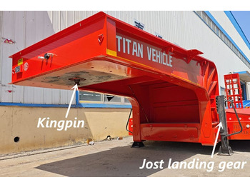 Nieuw Dieplader oplegger voor het vervoer van zwaar materieel TITAN Lowbed Trailer for Sale in Saudi Arabia: afbeelding 5