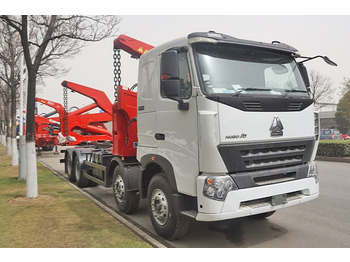 Nieuw Containertransporter/ Wissellaadbak vrachtwagen voor het vervoer van containers XCMG 37 Ton Side Loader Truck for Sale in Mexico: afbeelding 4