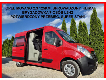 Bestelwagen met dubbele cabine OPEL