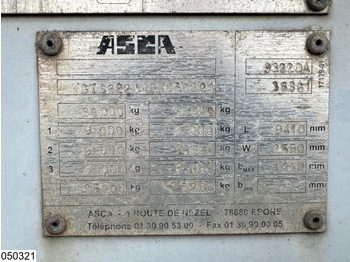 Containertransporter/ Wissellaadbak oplegger ASCA Chassis 20 / 30 ft: afbeelding 4