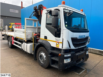 Vrachtwagen met open laadbak, Kraanwagen Iveco Stralis 310 EURO 6, Palfinger, Remote, Steelsuspension: afbeelding 4