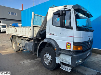 Kipper vrachtwagen, Kraanwagen Mercedes-Benz Atego 1828 Manual, Steel Suspension, HIAB: afbeelding 3