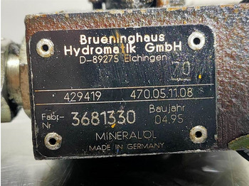 Hydraulica voor Bouwmachine Brueninghaus Hydromatik 429419 - Inching device/Valve: afbeelding 3 Hydraulica voor Bouwmachine Brueninghaus Hydromatik 429419 - Inching device/Valve: afbeelding 3
