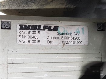 Cabine en interieur voor Bouwmachine Liebherr L586-Wölfle 590154/810015-Overpressure system: afbeelding 5