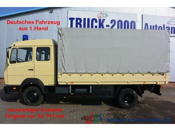 Schuifzeilen bestelwagen, Bestelwagen met dubbele cabine Mercedes-Benz LK 811 Eco Power DoKa 6-Sitze Original 34.741 km: afbeelding 1