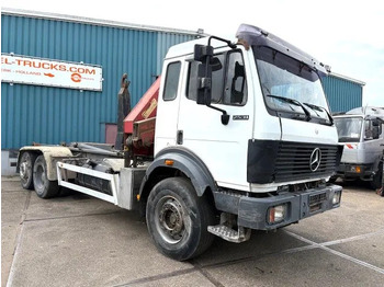 Haakarmsysteem vrachtwagen, Kraanwagen Mercedes-Benz SK 2527 6x2 HOOK-ARM SYSTEM WITH HMF CRANE (V6 ENGINE / ZF MANUAL GEARBOX / REDUCTION AXLE / STEEL SUSPENSION / P.T.O.): afbeelding 2