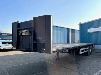 Open bak met boorden oplegger VAN HOOL 40'