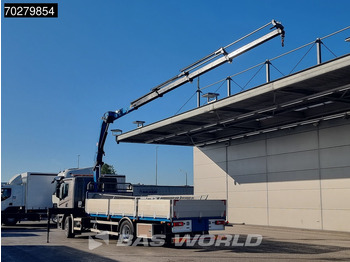 Vrachtwagen met open laadbak, Kraanwagen Scania P280 4X2 HMF 1420K-RC Kran Crane Automatic Euro 6: afbeelding 2