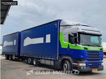 Schuifzeilen vrachtwagen Scania R410 R 6X2 NL-Combi Curtainsides Lift+steering axle Automatic Euro 6: afbeelding 3 Schuifzeilen vrachtwagen Scania R410 R 6X2 NL-Combi Curtainsides Lift+steering axle Automatic Euro 6: afbeelding 3