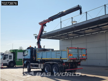 Kipper vrachtwagen, Kraanwagen Volvo FMX 420 6X4 Fassi F155A.2.22 Crane 9m3 Big-Axle Automatic Euro 5: afbeelding 3