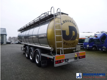 Tankoplegger Dijkstra Chemical tank inox L4BH 37.5 m3 / 1 comp: afbeelding 3
