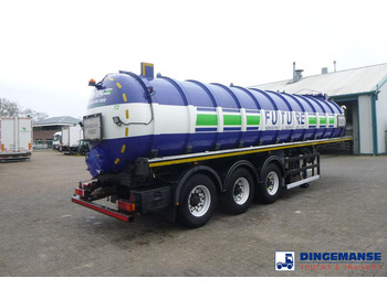 Tankoplegger VALLELY Vacuum tank alu 30 m3 / 1 comp + Engine: afbeelding 4