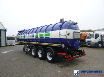 Tankoplegger VALLELY Vacuum tank alu 30 m3 / 1 comp + Engine: afbeelding 3