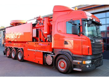 Vacuümwagen Scania R560 V8 8x4 Kroll 20m³ WRG 2x HD-Pumpe 620 Liter: afbeelding 2