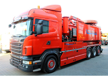 Vacuümwagen Scania R560 V8 8x4 Kroll 20m³ WRG 2x HD-Pumpe 620 Liter: afbeelding 4