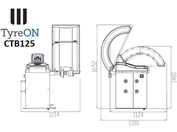 Werkplaats toebehoor CTB125 wheel balancer, 5 ALU and 2 Steel programs - Auto input Distance + Diameter - 230V: afbeelding 2 Werkplaats toebehoor CTB125 wheel balancer, 5 ALU and 2 Steel programs - Auto input Distance + Diameter - 230V: afbeelding 2