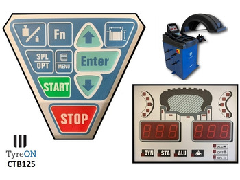 Werkplaats toebehoor CTB125 wheel balancer, 5 ALU and 2 Steel programs - Auto input Distance + Diameter - 230V: afbeelding 4 Werkplaats toebehoor CTB125 wheel balancer, 5 ALU and 2 Steel programs - Auto input Distance + Diameter - 230V: afbeelding 4