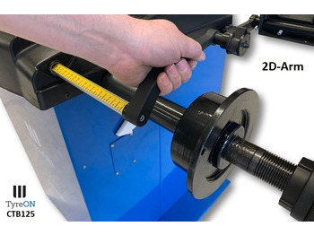 Werkplaats toebehoor CTB125 wheel balancer, 5 ALU and 2 Steel programs - Auto input Distance + Diameter - 230V: afbeelding 5 Werkplaats toebehoor CTB125 wheel balancer, 5 ALU and 2 Steel programs - Auto input Distance + Diameter - 230V: afbeelding 5